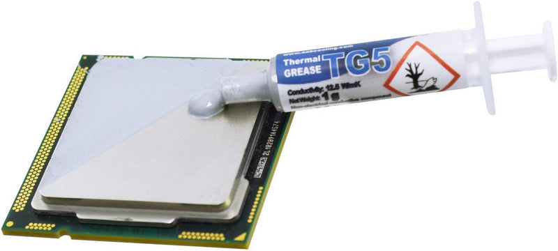 AABCOOLING Thermal Grease 5-4g - Hochleistungs 12,5W/mK Wärmeleitpaste mit Silber - Hoher Wärmeleitf