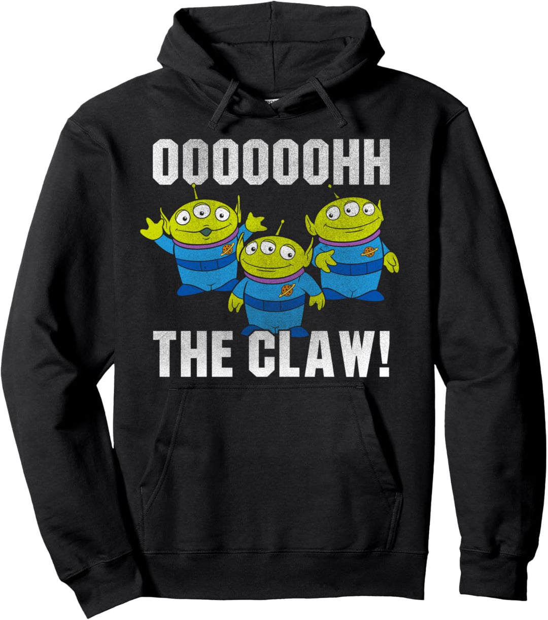 Disney Pixar Toy Story Aliens The Claw Distressed Pullover Hoodie