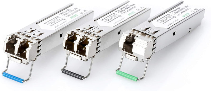 DIGITUS 10 Gbit Universal SFP+ Modul, Mini GBIC, Singlemode, LC Duplex, 1310 nm, 10 km, 10 Gbit/s SF