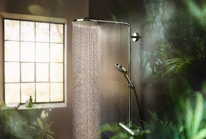 hansgrohe wassersparendes Duschsystem Raindance Select S 240 PowderRain Regendusche (Duschkopf, Dusc