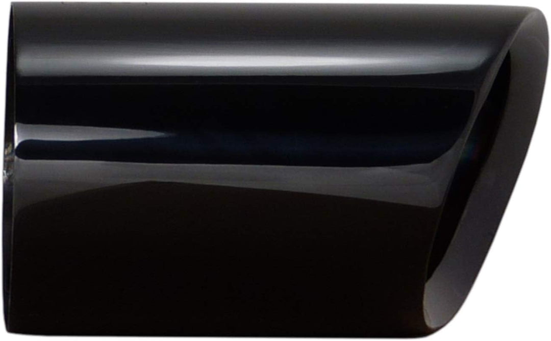 L&amp;P A309 Auspuffblende Endrohrblende oval Schwarz Edelstahl spiegel poliert kompatibel mit 3er e90 e