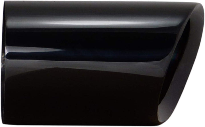 L&amp;P A309 Auspuffblende Endrohrblende oval Schwarz Edelstahl spiegel poliert kompatibel mit 3er e90 e