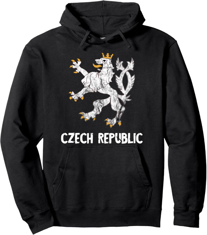 Tschechien Tschechischer Löwe Czech Republic Czechia Stolz Pullover Hoodie