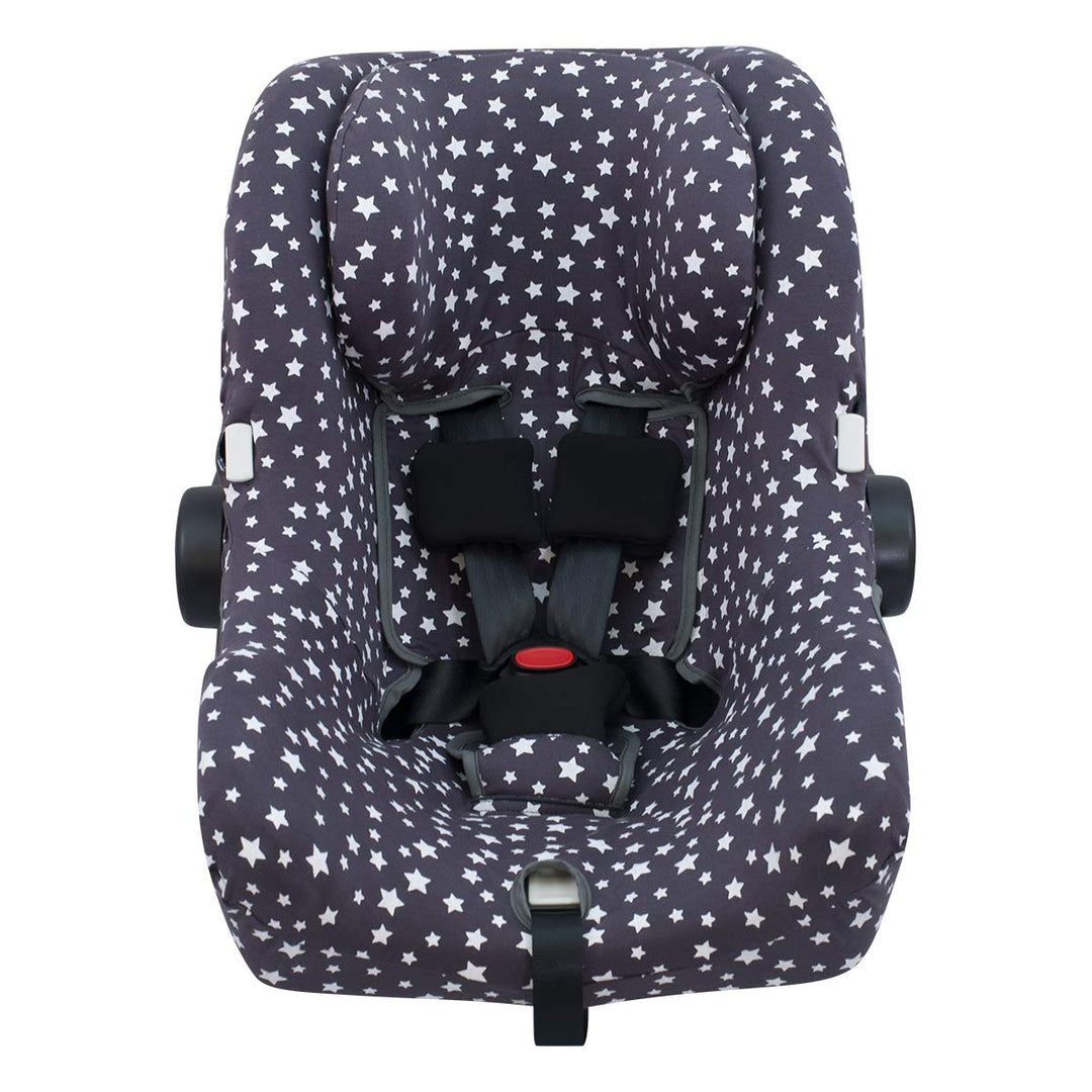 JYOKO KIDS Bezug für Autositz kompatibel mit Bugaboo Nuna by Turtle, aus Baumwolle (Winter Sky), Win