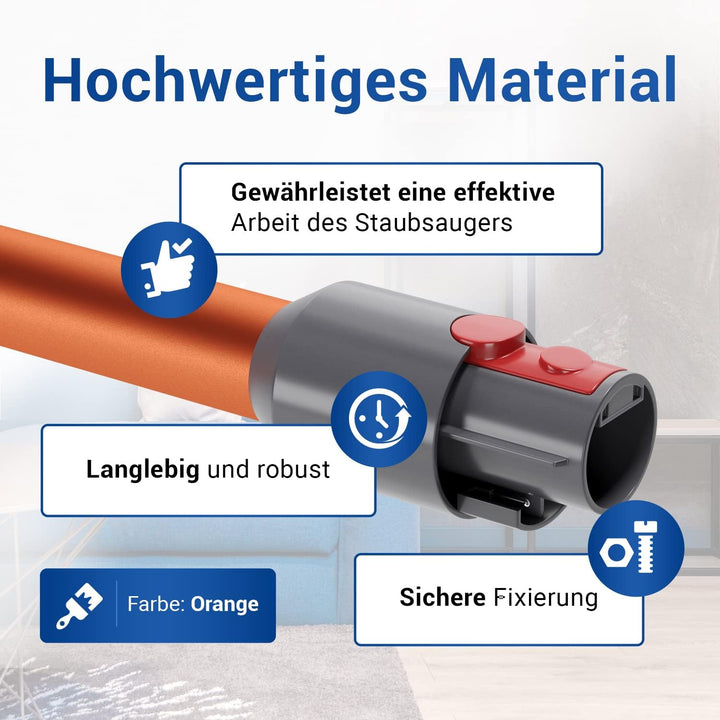VIOKS Staubsauger Teleskoprohr Ersatz für Dysоn Saugrohr 967477-08 für V5, V7, V8, V10, V11, V15, SV