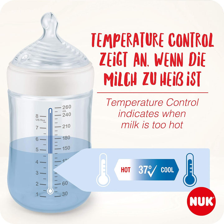 NUK Nature Sense Handmilchpumpe | Still-Set mit Handmilchpumpe, Babyflaschen &amp; Ultra Dry Comfort Sti