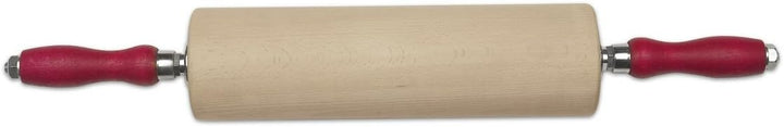 Städter Teigrolle/Rollholz ca. ø 8,5 x 45 cm mit Kugellager, Holz, Braun, 45 cm
