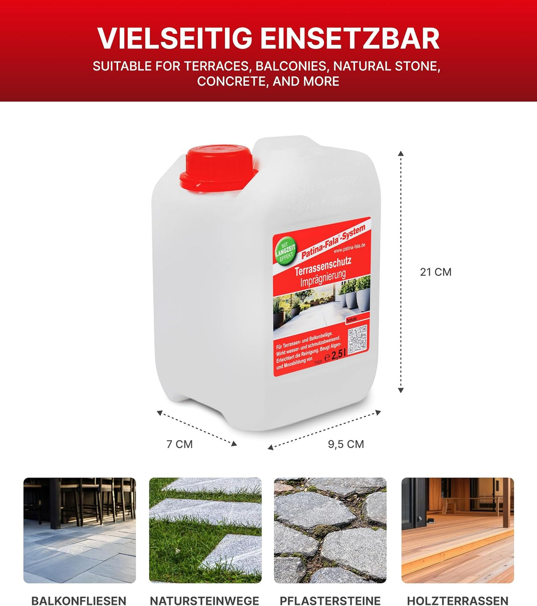 Patina-Fala TR25 Terrassenreiniger - 2.5 Liter