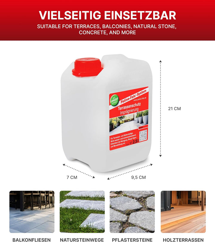 Patina-Fala TR25 Terrassenreiniger - 2.5 Liter