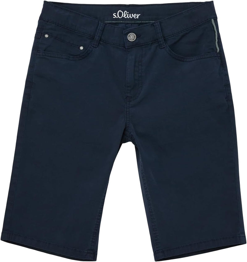 s.Oliver Jungen Bermuda, Seattle Slim Fit 134 Slim Blau 5952, 134 Slim Blau 5952