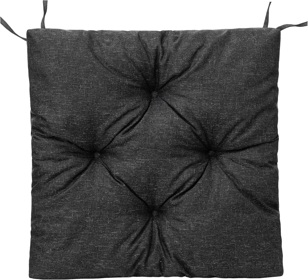 Wasserdichtes Stuhlkissen 45x45 cm – Gartenkissen für Stühle &amp; Sessel – Dickes Sitzkissen 6 cm – Out