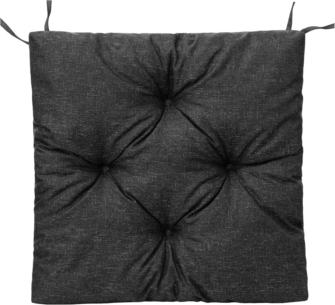 Wasserdichtes Stuhlkissen 45x45 cm – Gartenkissen für Stühle &amp; Sessel – Dickes Sitzkissen 6 cm – Out