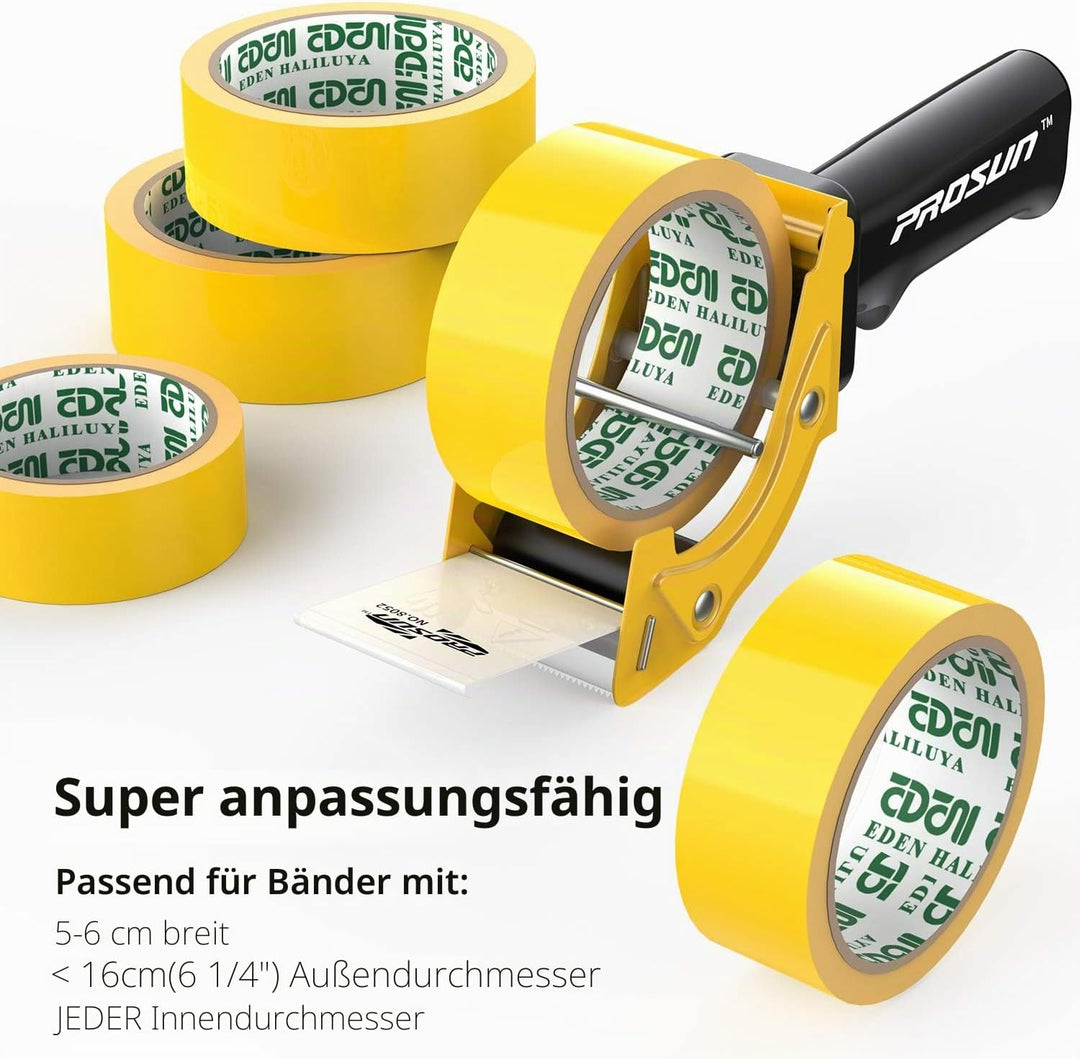 Handheld Klebebandabroller, mit extra Klinge Verpackung Karton Cutter, Paketklebeband Paketbandabrol