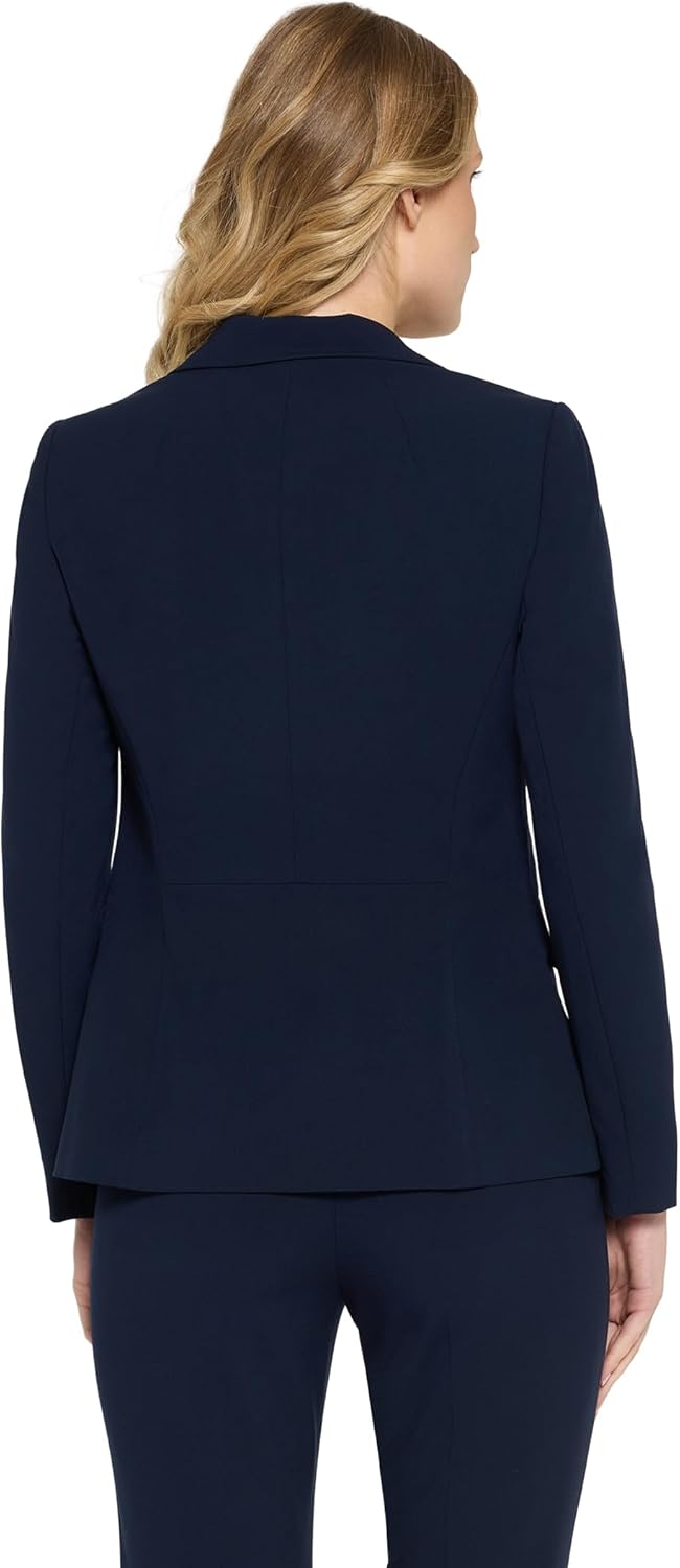 Betty & Co Damen Klassischer Blazer mit Taschen 38 Schwarz, 38 Schwarz
