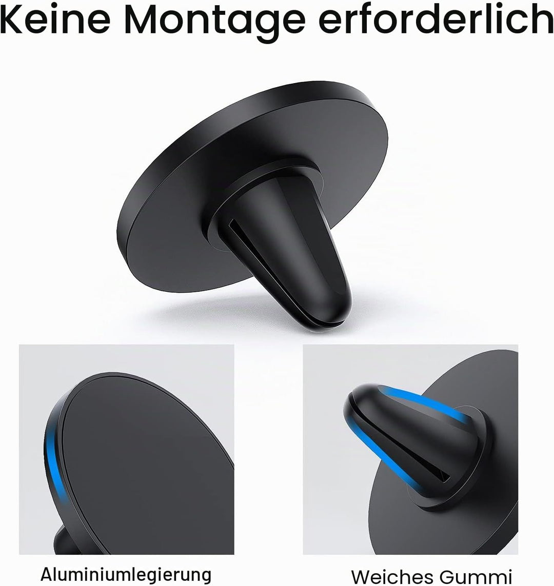 TechMatte MagGrip KFZ Handyhalterung Auto, Entwickelt für iPhone 17 16 15 14 13 12 Serie MagSafe, Ma