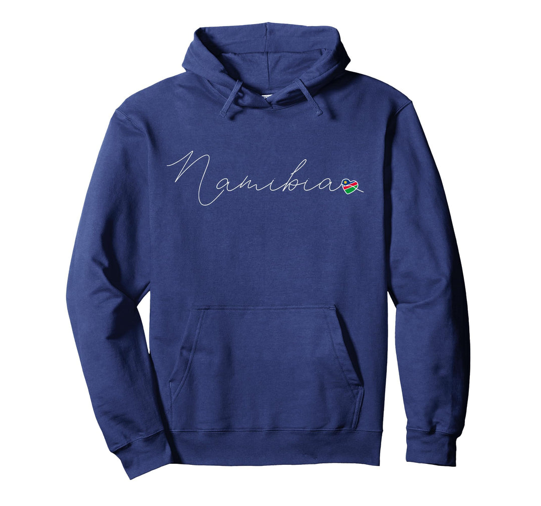 Namibia Liebe Namibische Flagge und Herz auf Namibia Pullover Hoodie