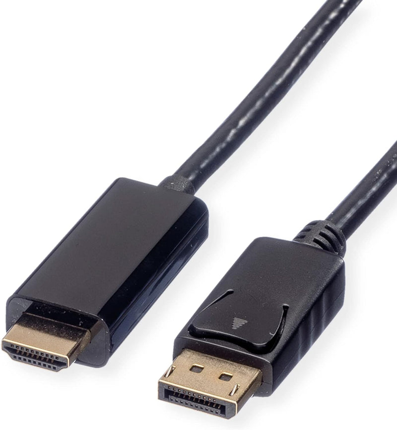 ROLINE DisplayPort Kabel DP - UHDTV, ST/ST, schwarz, 5 m 5m, 5m