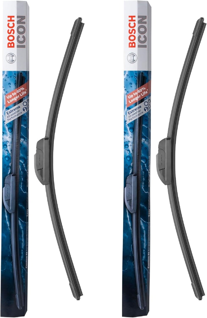 Bosch 26A16A ICON Beam Wischerblätter – Fahrer- und Beifahrerseite – Set mit 2 Blättern (26 A &amp; 16 A