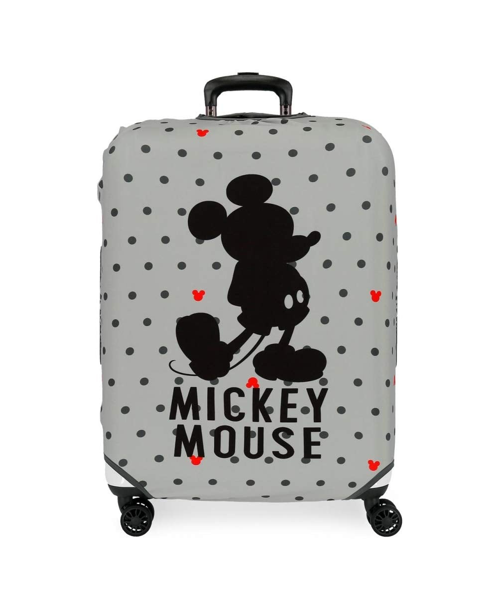 Kofferabdeckung Mickey Grau Mickey Medium Case Abdeckung Grau, Mickey Medium Case Abdeckung Grau