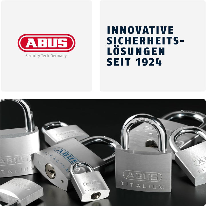 ABUS Zahlenschloss 165/30 - Vorhängeschloss aus Messing - mit individuell einstellbarem Zahlencode -