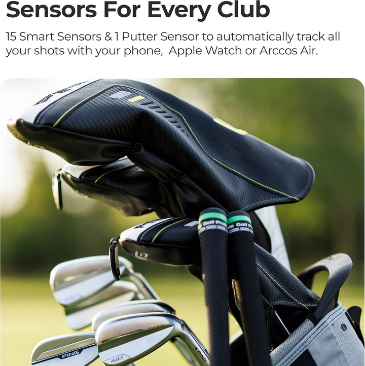 Arccos Smart Sensors: automatisches Golfspiel-Tracking-System, A.I. Powered Caddie, A.I. GPS-Entfern