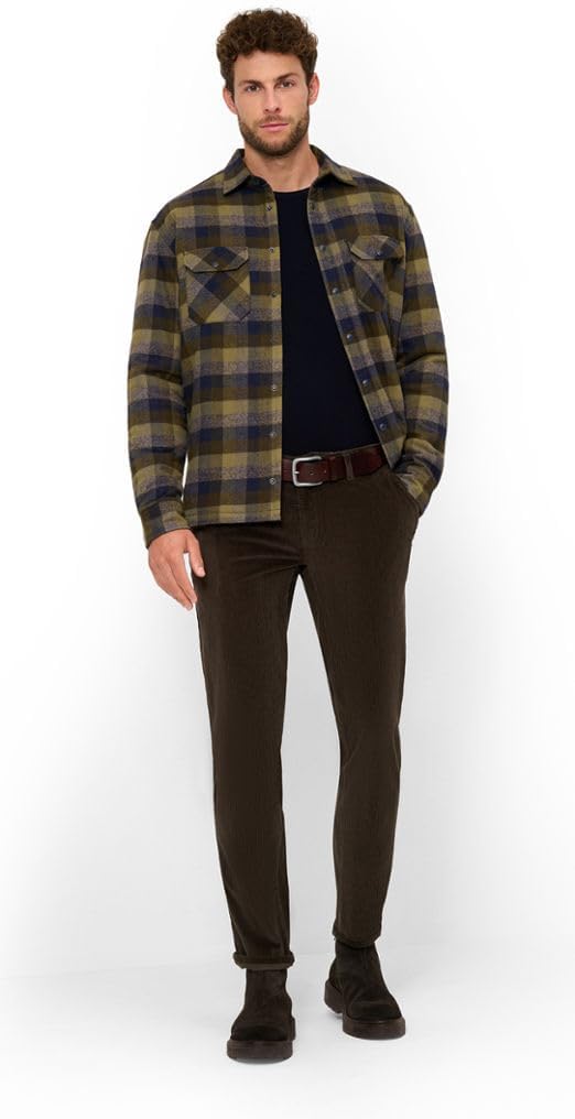 BRAX Herren Style Fabio Dx Cord Evolution Hose 34W / 32L Pine, 34W / 32L Pine