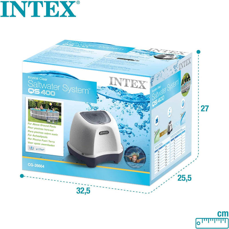 Intex 230V Krystal Clear Saltwater System CG-26664 Single, Single