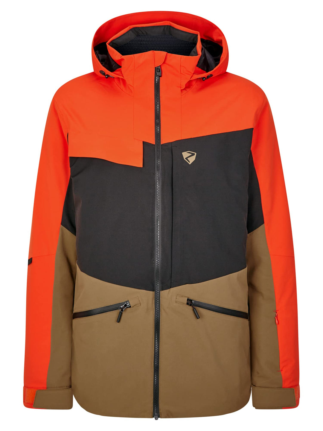 Ziener Herren Tarpu Ski-Jacke/Winter-Jacke | warm, wasserdicht, PFC frei (1er Pack) 50 new red, 50 n
