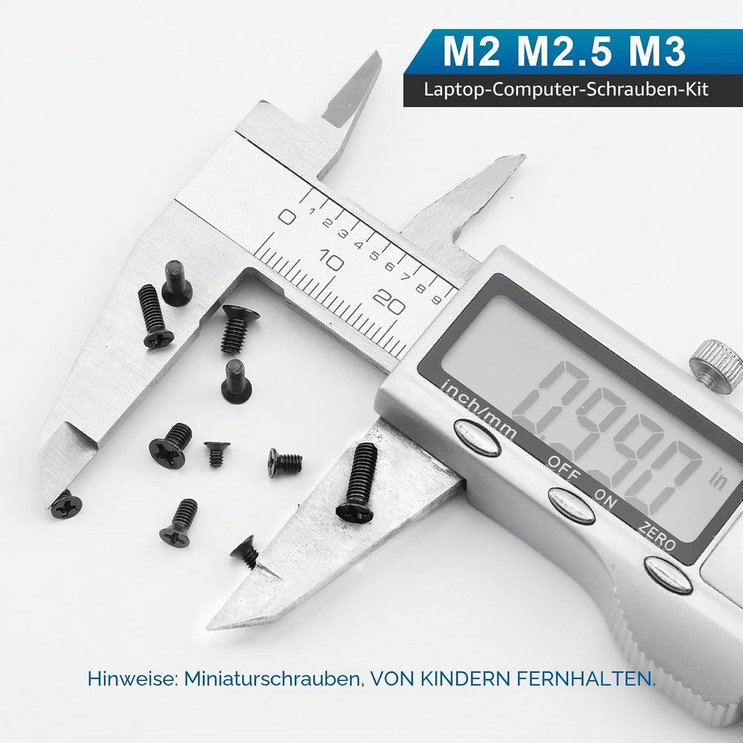 NINDEJIN PC Schrauben M2 M2.5 M3 Laptop Computer Schrauben Set für Universal Laptop Lenovo Gateway S