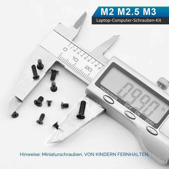 NINDEJIN PC Schrauben M2 M2.5 M3 Laptop Computer Schrauben Set für Universal Laptop Lenovo Gateway S