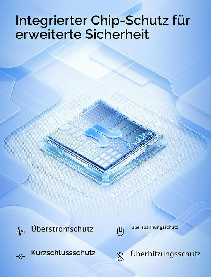 JISULIFE Tragbarer Handventilator,Turbo Mini Ventilator Einstellbare Geschwindigkeit(1-100),Wiederau