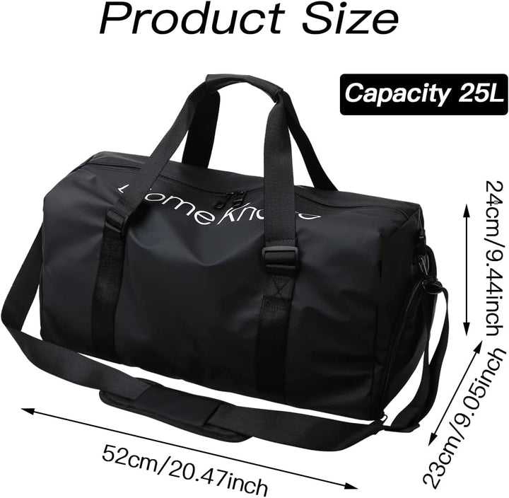 Sporttaschen Herren, Sporttasche Damen, mit Schuhfach und Nassfach, Reisetasche und Handtaschen, Tra