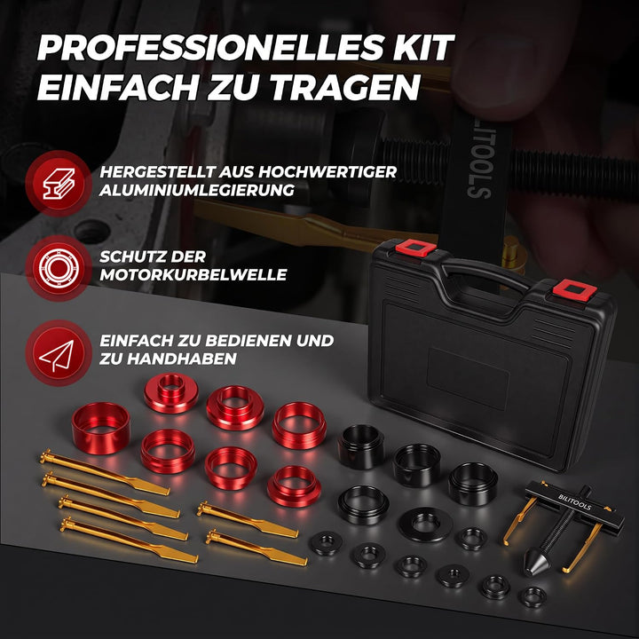 BILITOOLS Radialdichtring-Demontage- und Montage-Satz, 24-TLG.