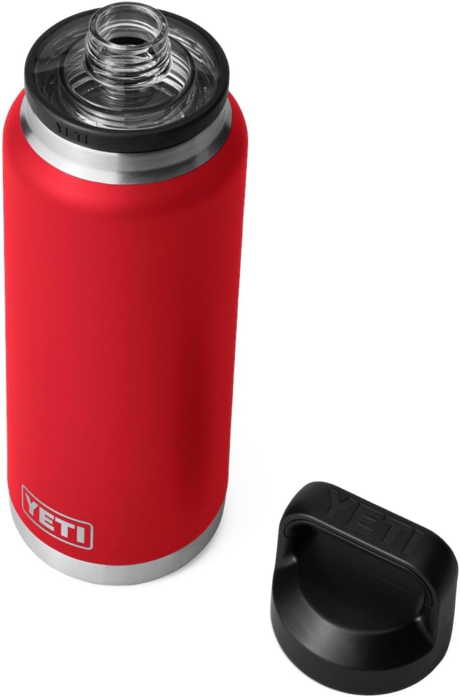 YETI Rambler Flasche Mit Chug-verschluss, Rescue Red, 36oz (1065ml), Rescue Red