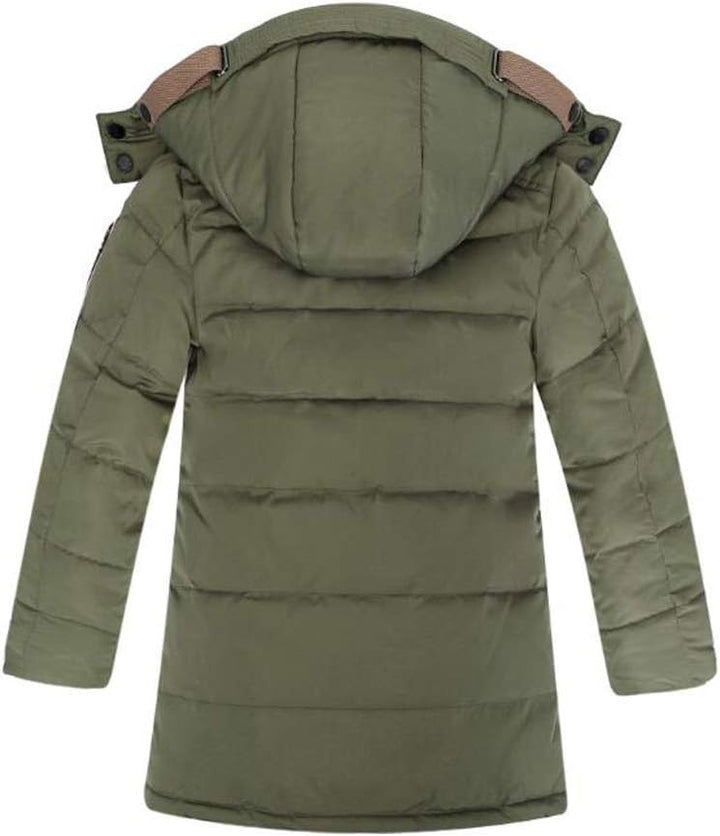 Vogstyle Jungen Winterjacke mit Kapuze Jacken Blouson Kinder Kapuzenparka Warm Blouson Wintermantel