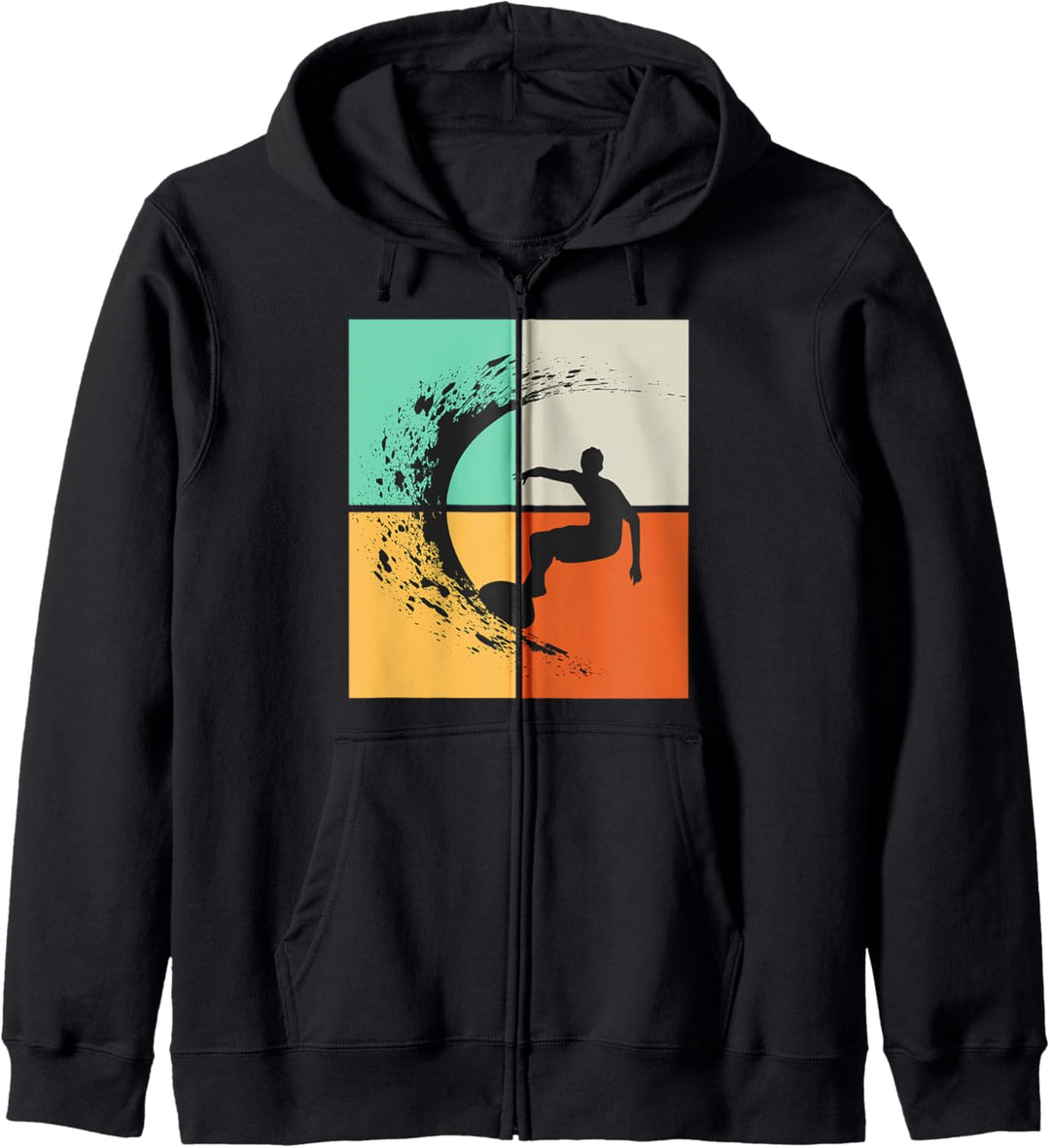 Retro Surfer Gift - Vintage Surf Kapuzenjacke