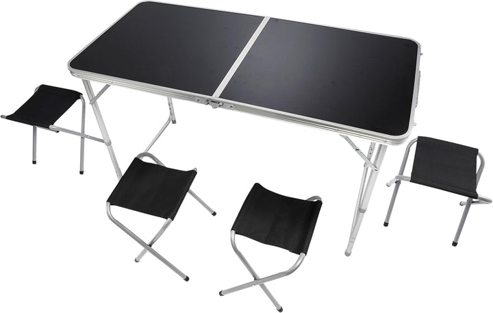 GOODS+GADGETS Klappbarer Multifunktionstisch Mehrzwecktisch Campingtisch Camping-Set Klapptisch Mark