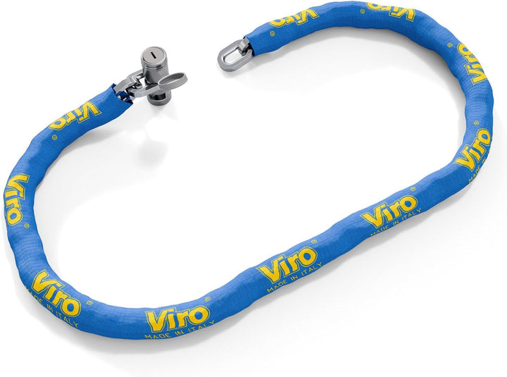 Viro 4150.120 Vorhängeschloss Totem mit Kette, 120 cm, Blau