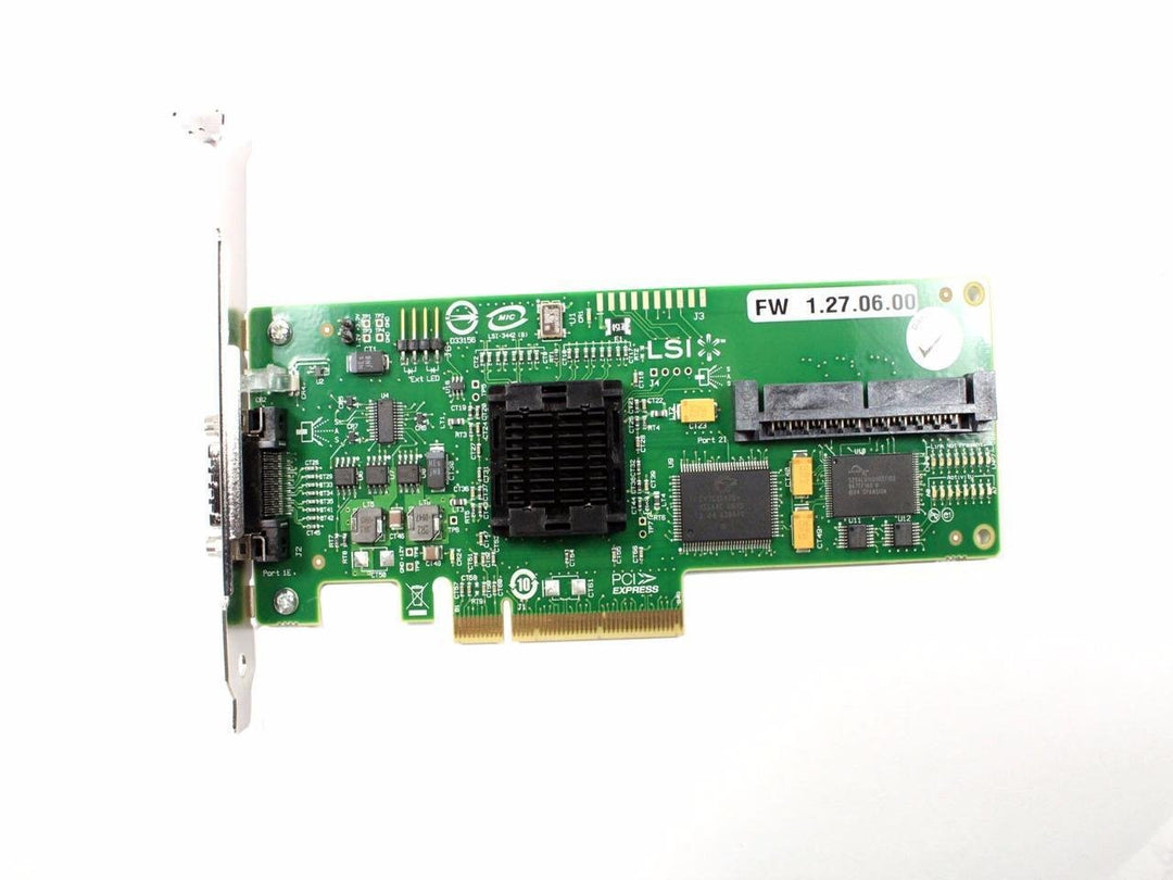 LSI LOGIC LSI00167 Host Bus Adapter (SGL 8-Port, 8X PCIe, 1x SAS, RAID 0/1/1E/JBOD)