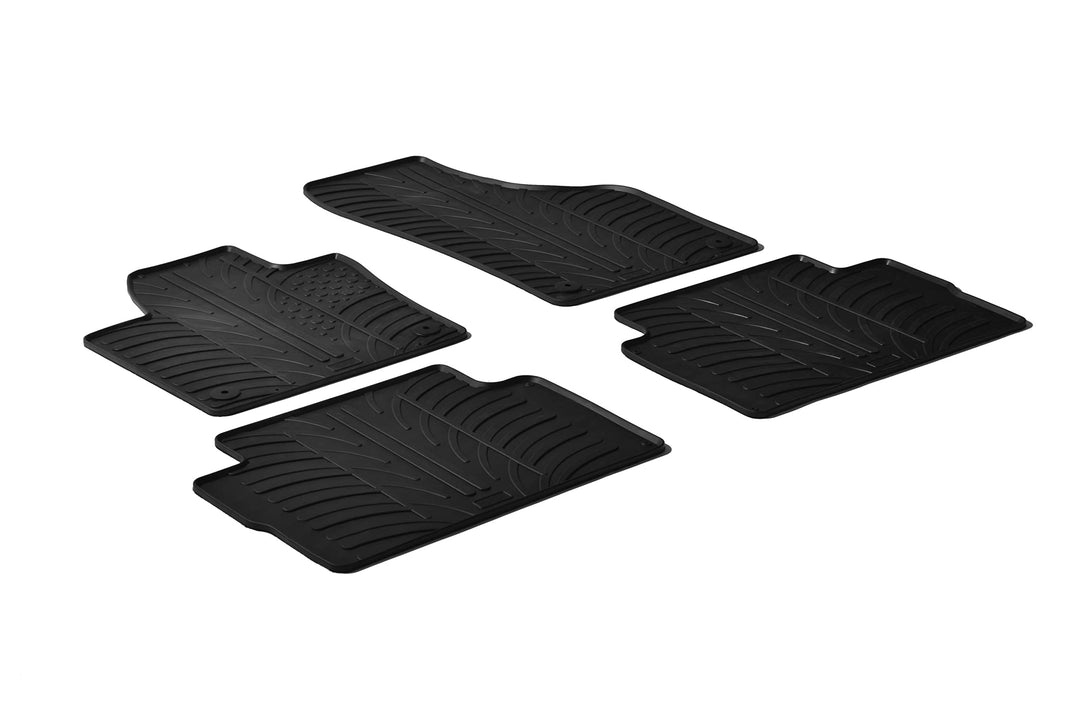 Gledring Satz Gummimatten kompatibel mit Volkswagen Sharan 2010- / Seat Alhambra 5 türer 2010- (T Pr