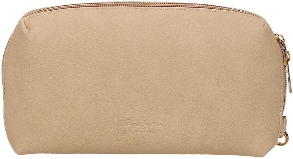 Pepe Jeans Diane Beige Handtasche 20x11x4 cm Kunstleder Taupe Handtasche, Taupe Handtasche