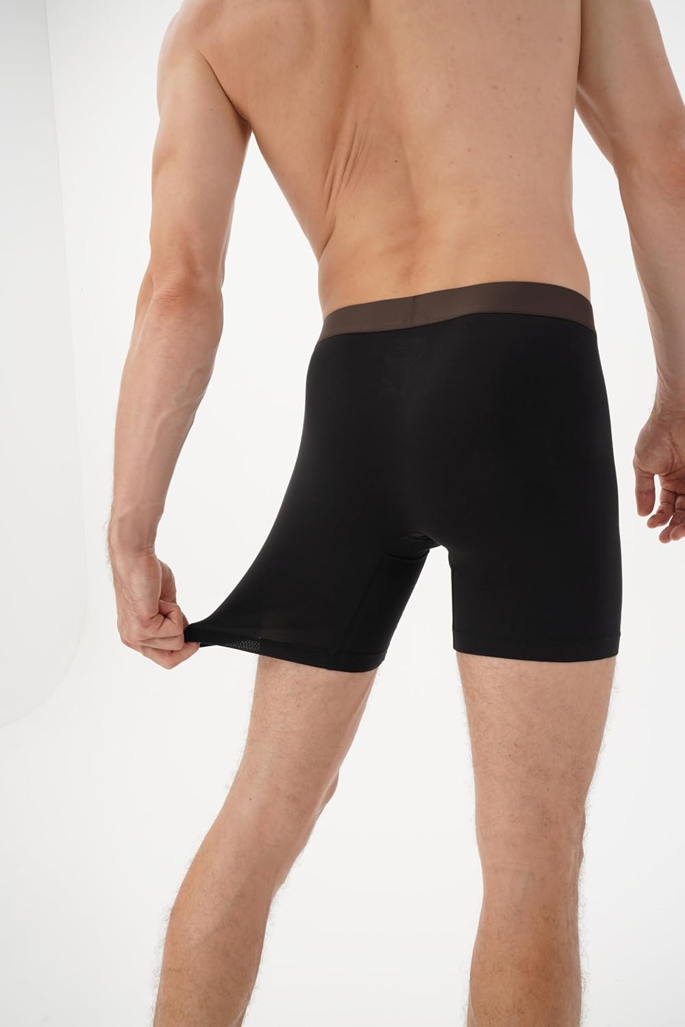 Separatec Herren Boxershorts, Herren Unterhosen aus Bambus-Viskose, atmungsaktiv und weich, Doppelbe