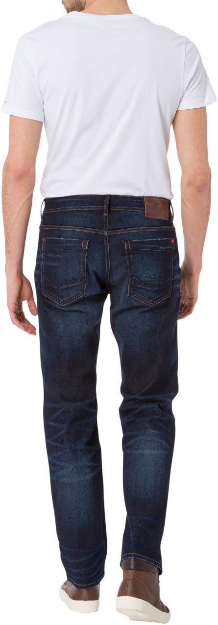Cross Jeans Herren Relaxed Jeanshose New Antonio 33W / 30L Blau (Deep Blue 089), 33W / 30L Blau (Dee