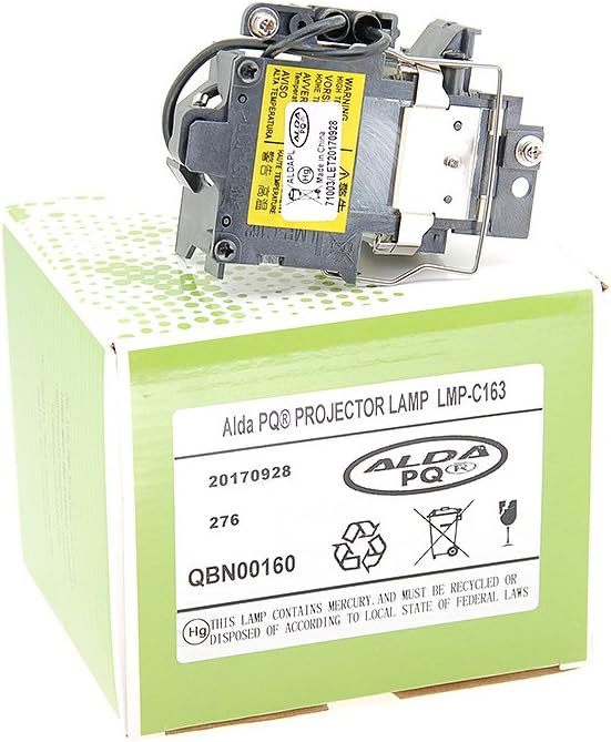 Alda PQ Premium, Beamer Lampe kompatibel mit Sony VPL-CX21, CS21, CX21, VPL-CS21, LMP-C163 Projektor