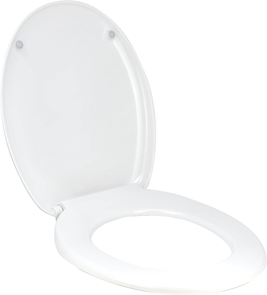 Wirquin Casual Line 20718118 WC-Sitz mit abnehmbarem Deckel 45.5 x 37.5 x 6 cm Weiss, 45.5 x 37.5 x