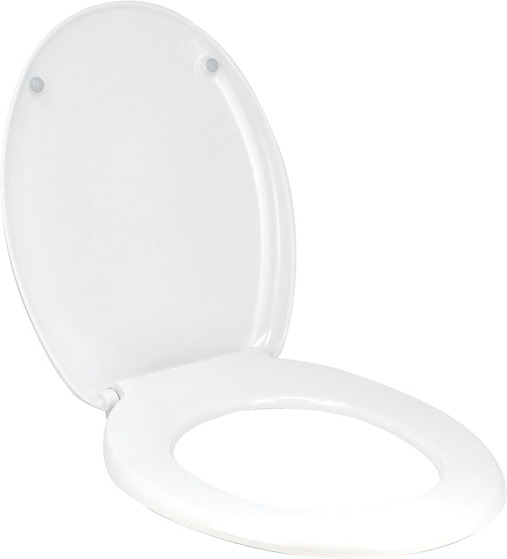 Wirquin Casual Line 20718118 WC-Sitz mit abnehmbarem Deckel 45.5 x 37.5 x 6 cm Weiss, 45.5 x 37.5 x