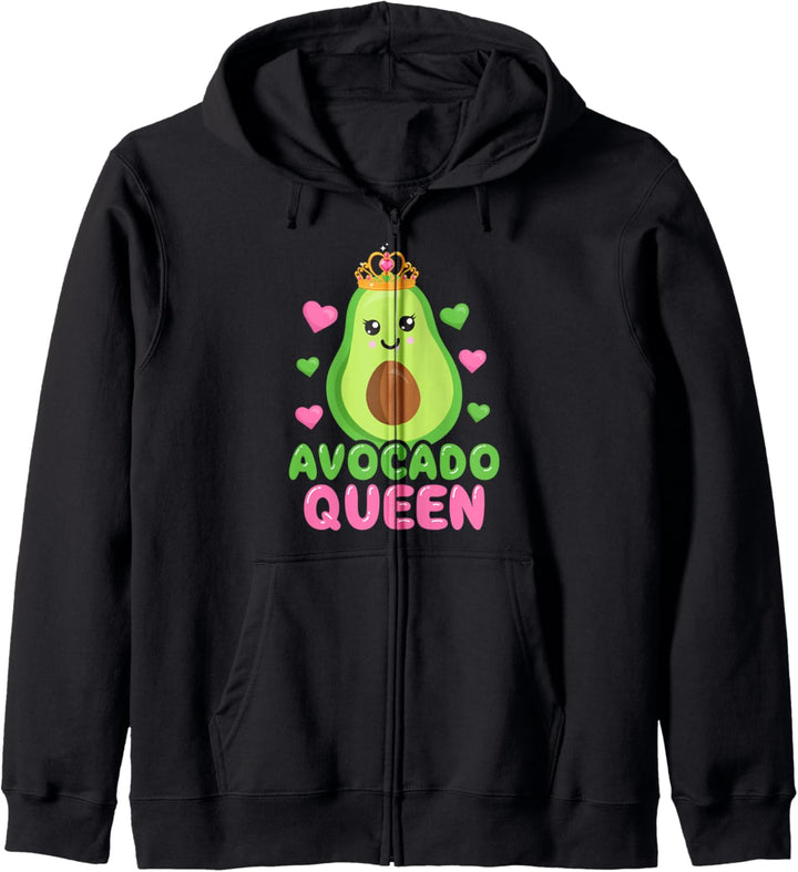 Avocado Königin Lustig Ketogene Diät Kapuzenjacke