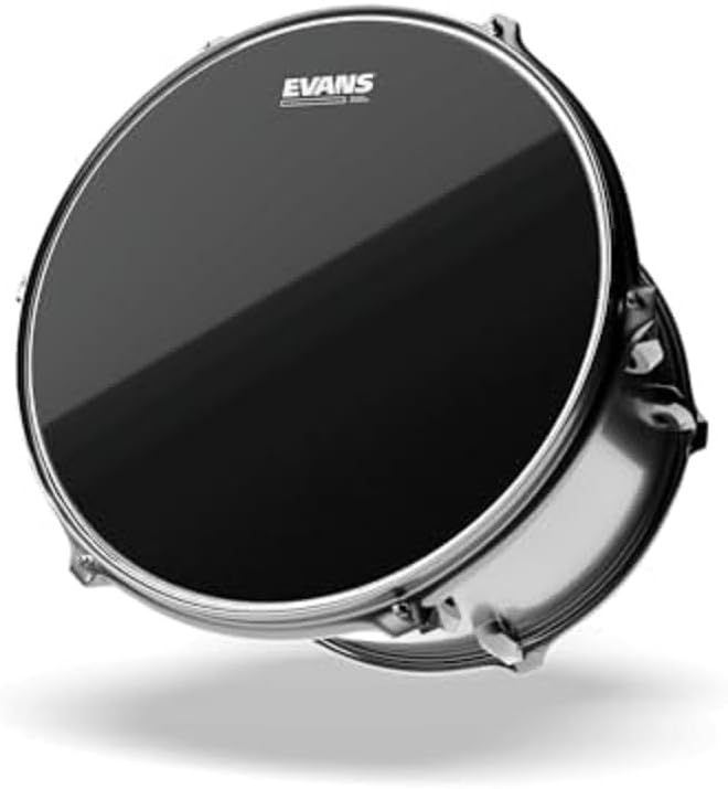 Evans TT16RBG 40,6 cm (16 Zoll) Tomfell Resonanz Coated schwarz 16-inch Schwarz, 16-inch Schwarz