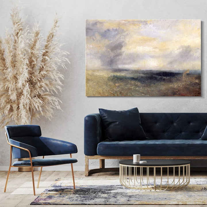 Printed Paintings Leinwand (80x60cm): William Turner - Margate, from The Sea 80x60 cm, 80x60 cm