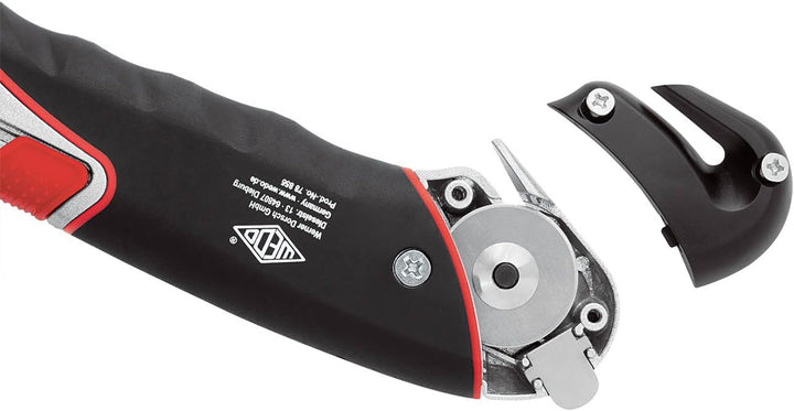 WEDO® 78855 Safety Cuttermesser Super | Teppichmesser mit automatischem Klingenrückzug | Paketmesser